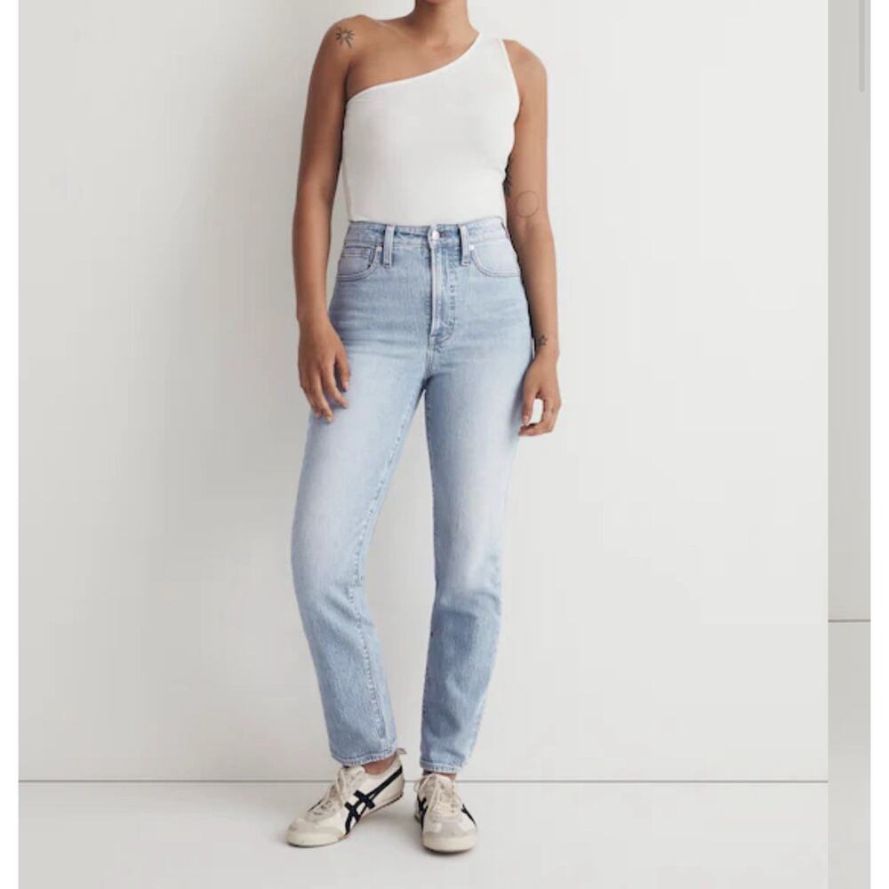 Madewell Light Blue Curvy Perfect Vintage Women Jeans
